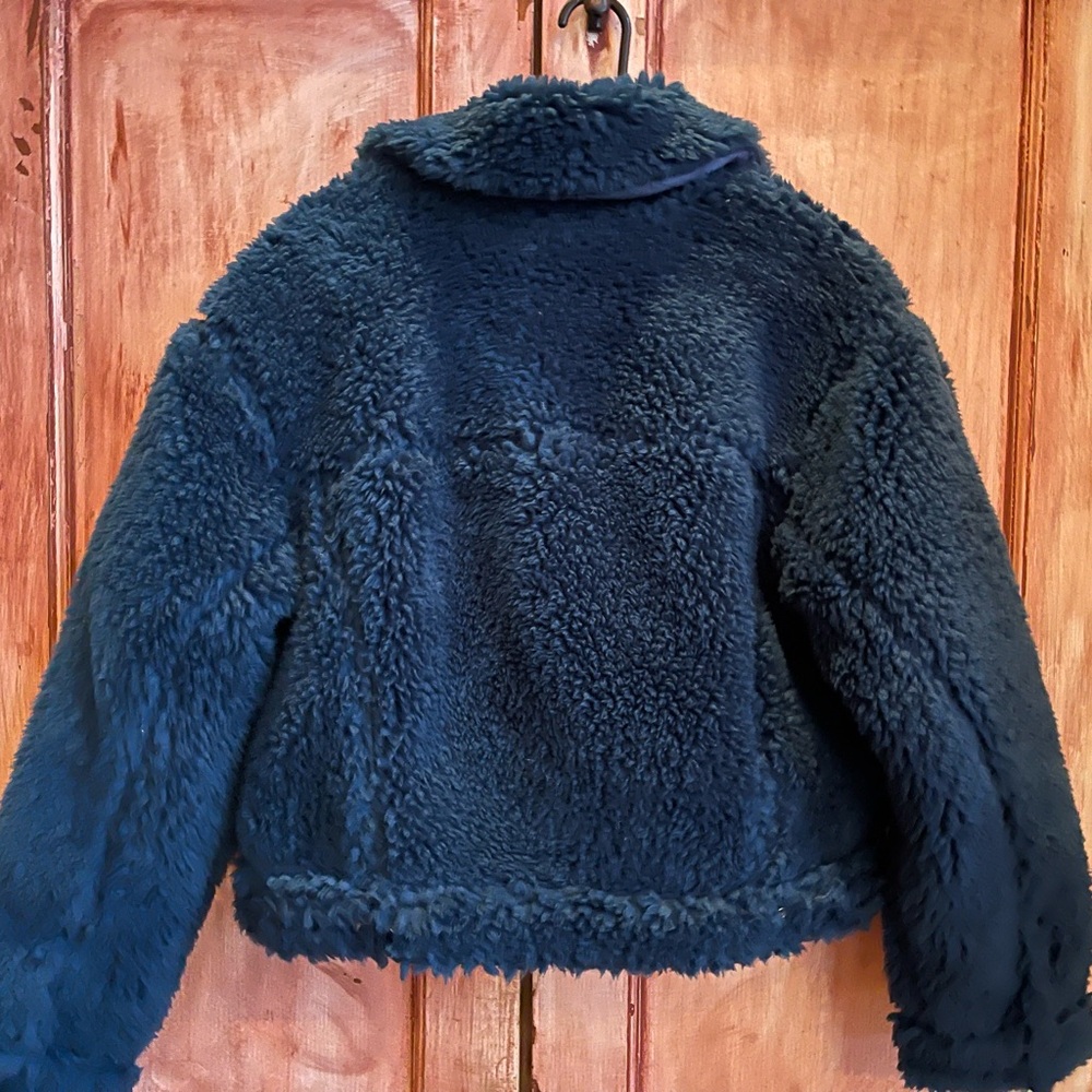 Levi’s Teal Faux fur shearling puffer jacket - Picture 2 of 9